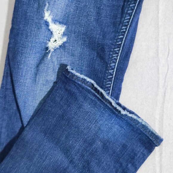 Silver Jeans women's size 14/L34 indigo blue Suki Mid Straight Super stretch - Picture 10 of 16